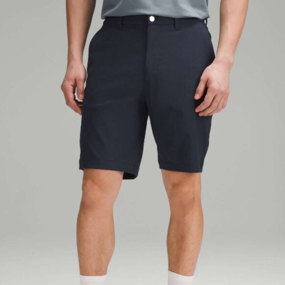 Lululemon ABC Classic Fit Men's Navy Blue Casual Golf Shorts Size 38 9'' - Picture 1 of 9